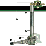 Spindle R/H - 2N3105