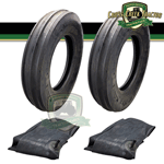  2 6.00X16 TIRES WITH TUBES - TIRESET600